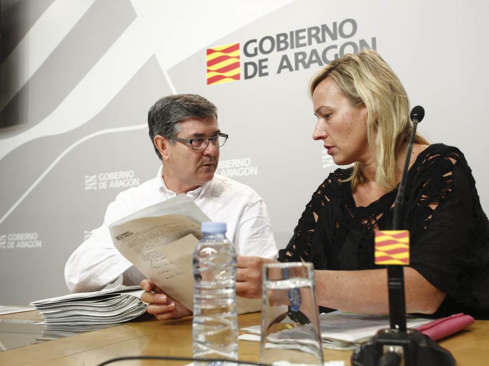 Rueda de prensa del Consejo de Gobierno de Aragón