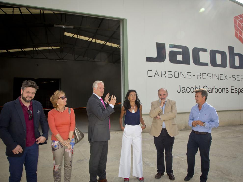 Presentación de las naves de la empresa Jacobi en Calatayud