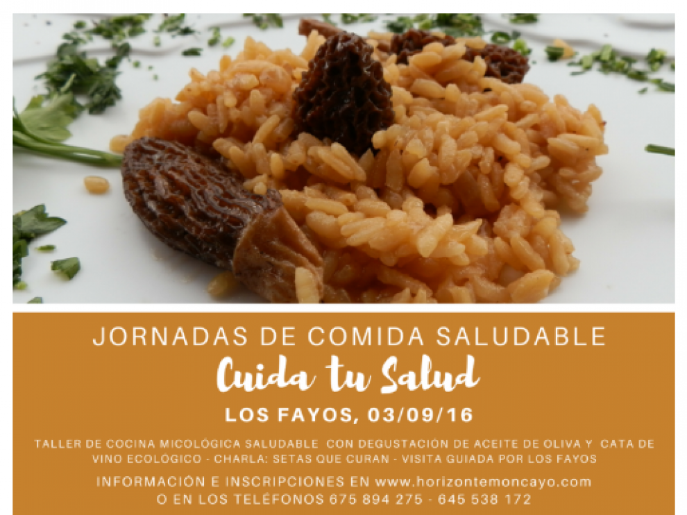 La localidad de Los Fayos acoge unas Jornadas de Comida Saludable este sábado