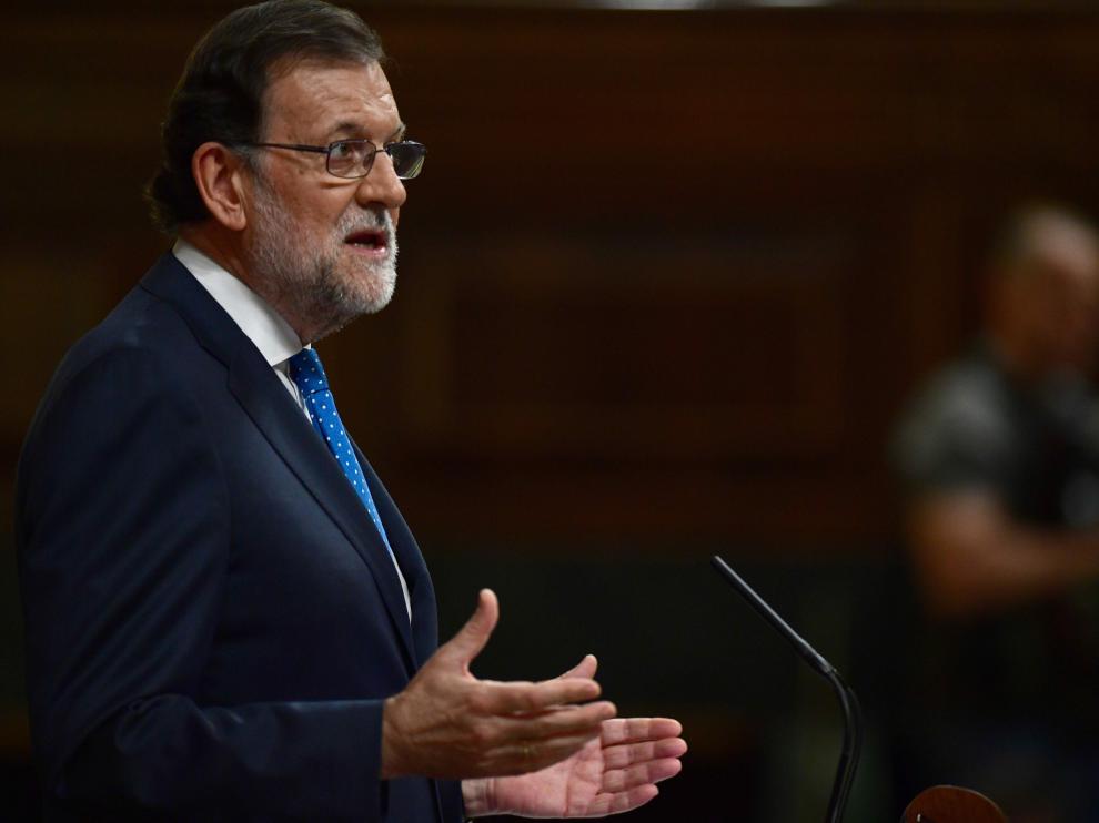 El candidato del PP a la Presidencia del Gobierno, Mariano Rajoy