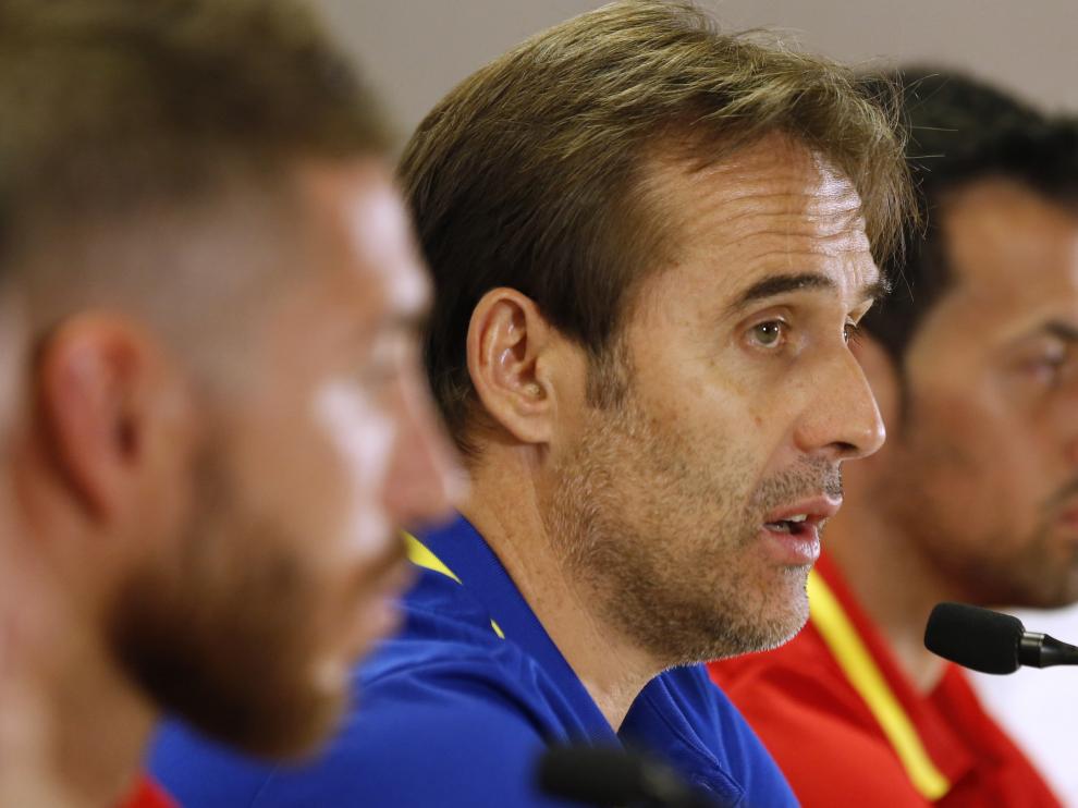 Rueda de prensa de Lopetegui.