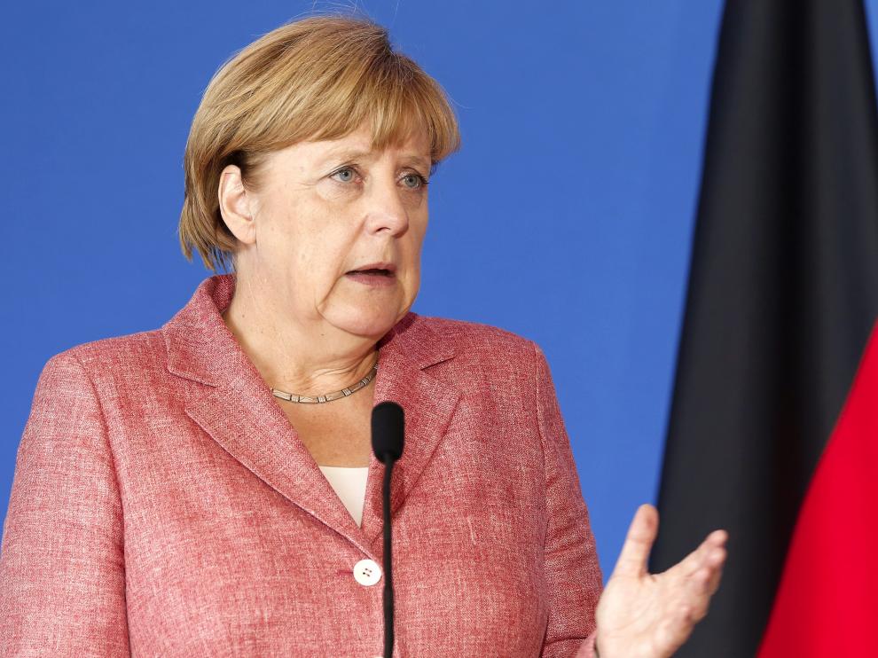 Merkel, en una comparecencia reciente.