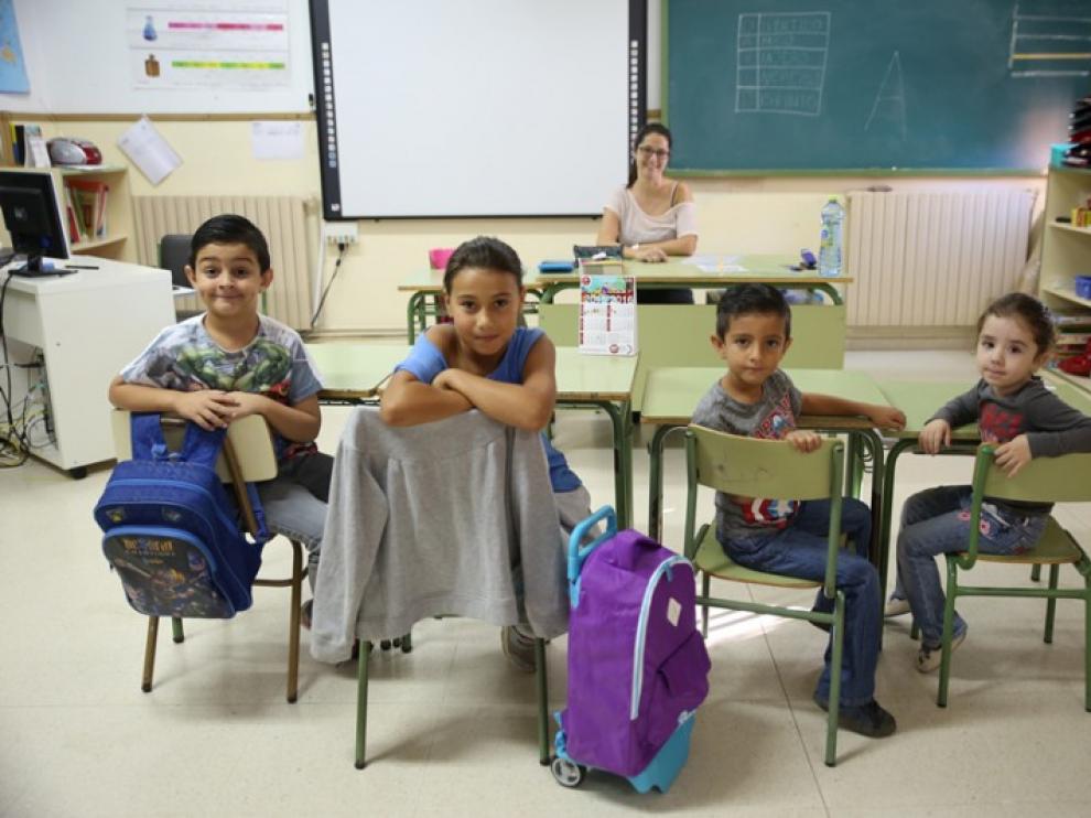 Colegio de Encinacorba, que el curso pasado tenía 4 alumnos y ahora tendrá 3.