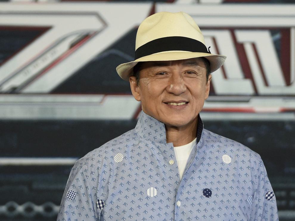 Jackie Chan durante la presentación de la película 'Bleeding Steel' en Sidney.
