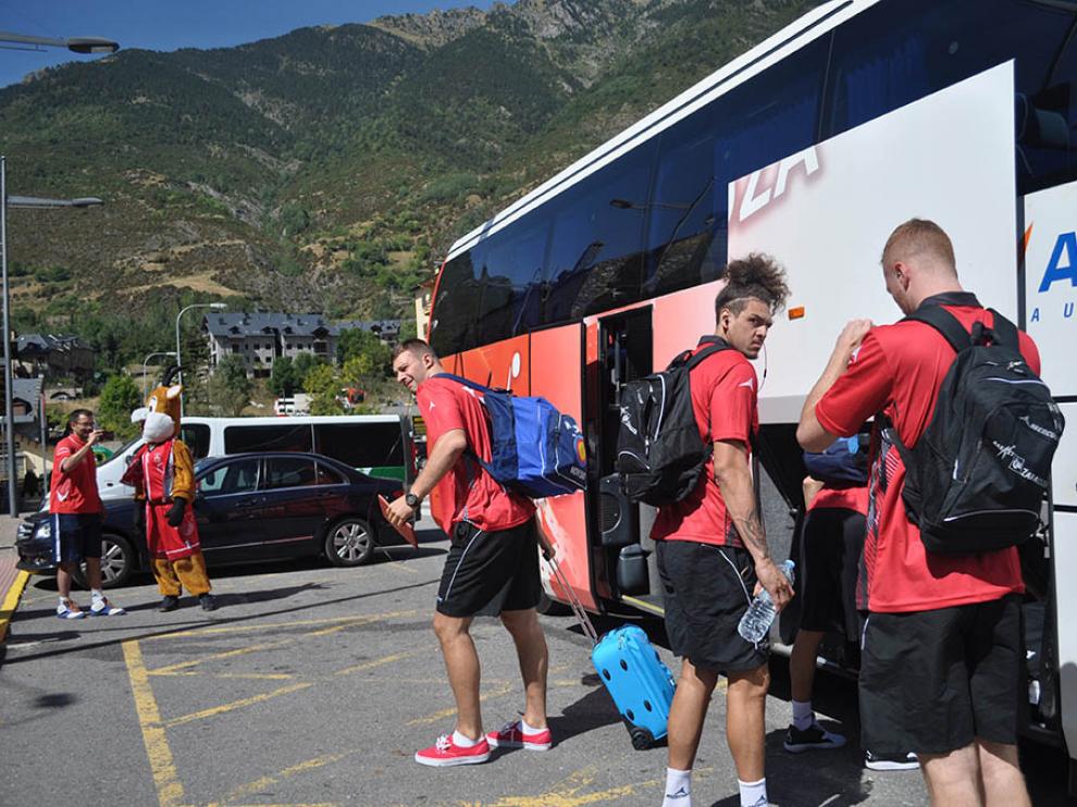El CAI Zaragoza en su llegada a Benasque