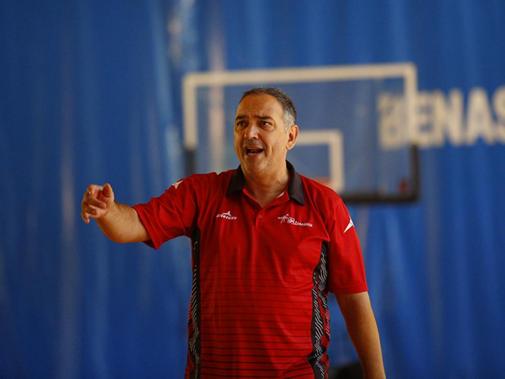 El entrenador del CAI Zaragoza, Andreu Casadevall