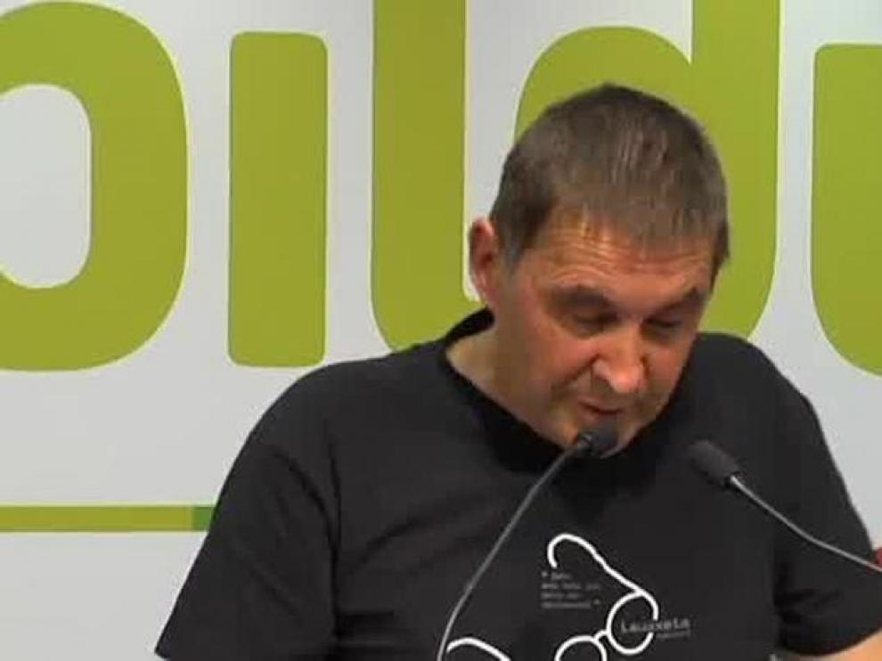 Declaraciones de Otegui tras su exclusión de las listas electorales