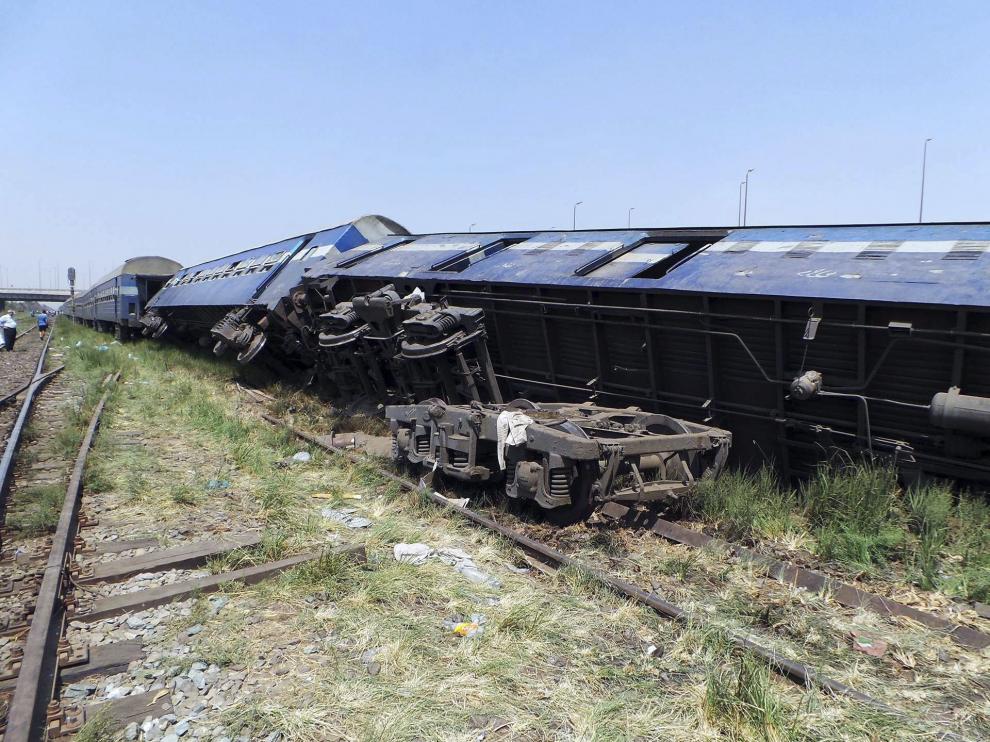 Foto de archivo de otro accidente de tren en Egipto