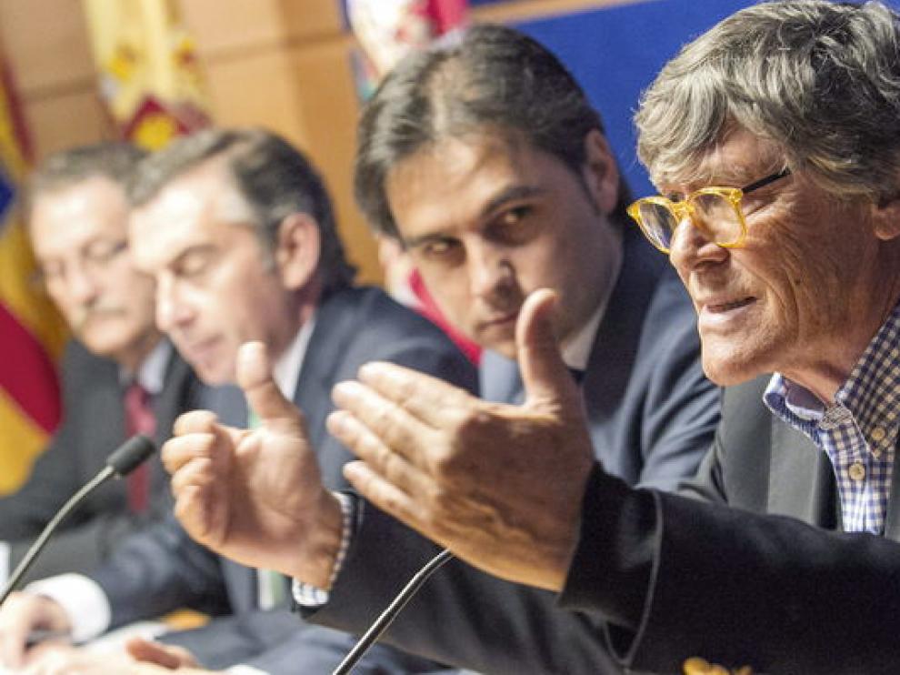 Simón Casas, junto a Ignacio Lloret, en imagen de archivo.