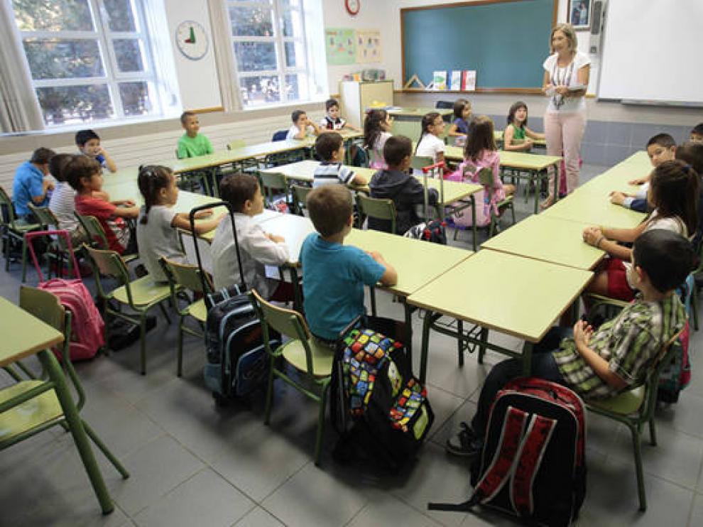 Imagen de archivo de un colegio.