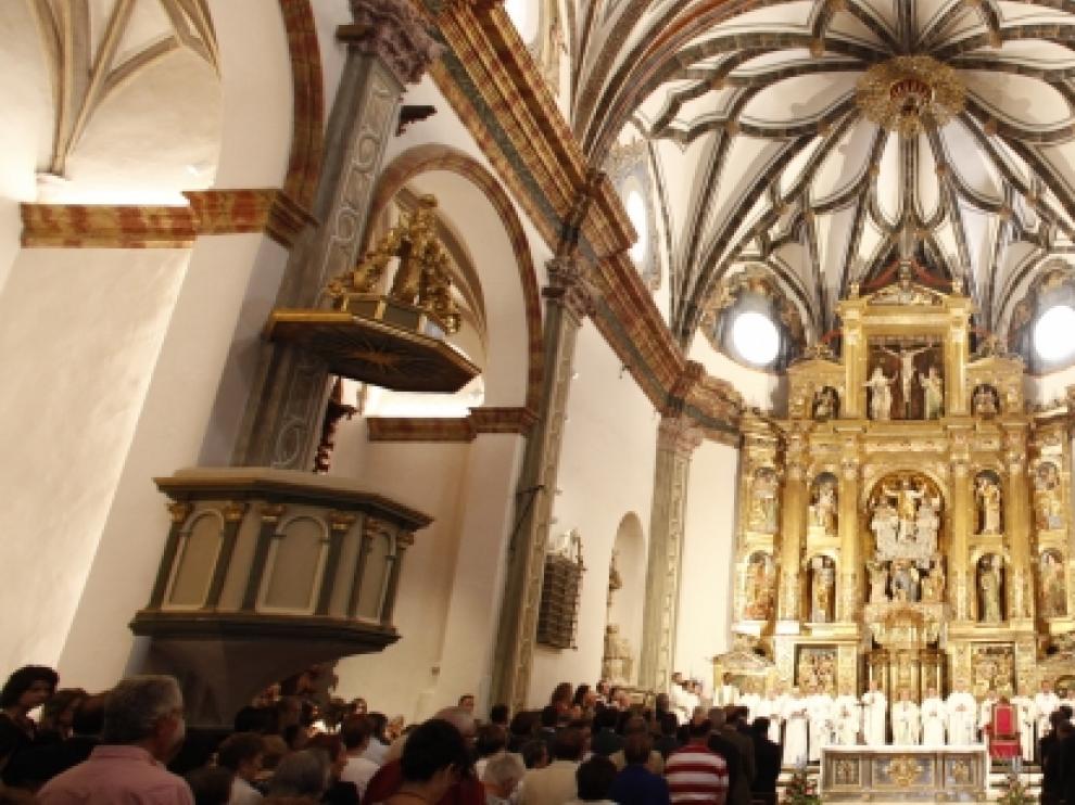 Inauguración de la restauración de la catedral de Albarracín