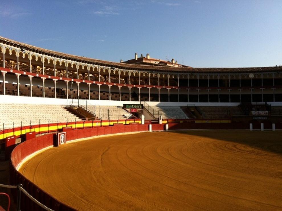 Imagen de archivo de la plaza de toros de Calatayud.