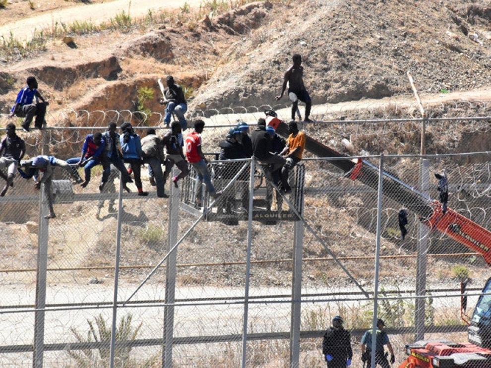 La valla de Ceuta.