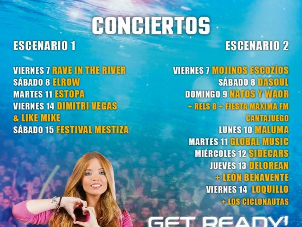 Cartel del River Sound Festival.