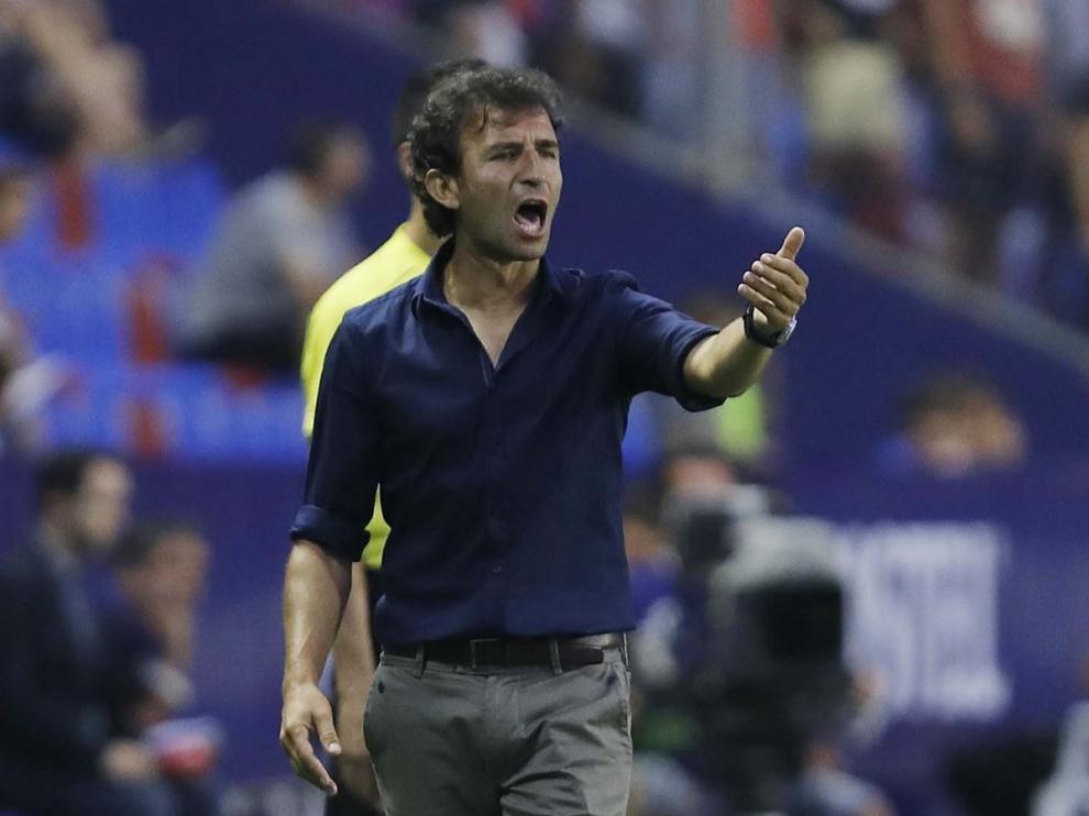 Luis Milla, entrenador del Real Zaragoza.