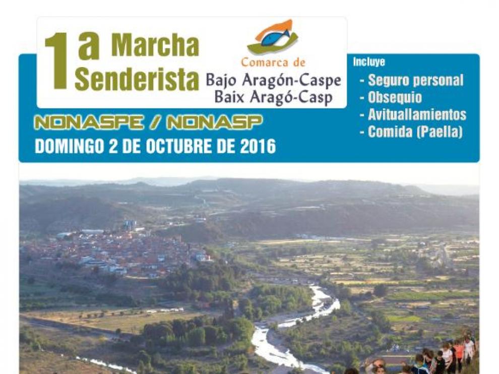 La marcha ofrece dos rutas alrededor de la localidad de Nonaspe.