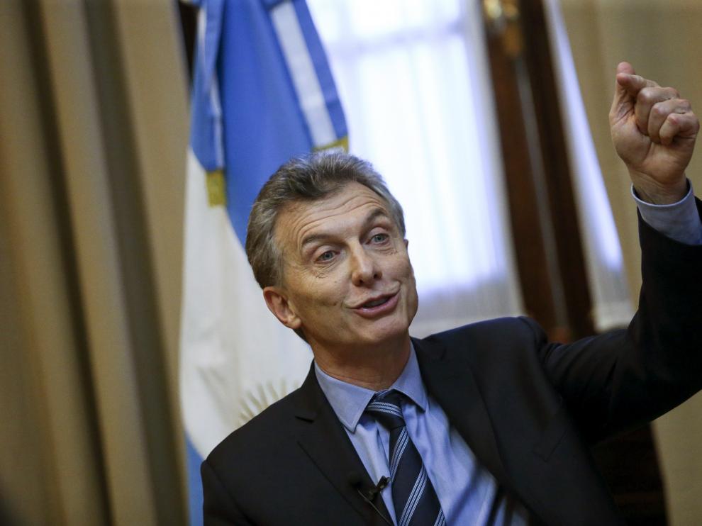 Foto de archivo del presidente de Argentina, Mauricio Macri.