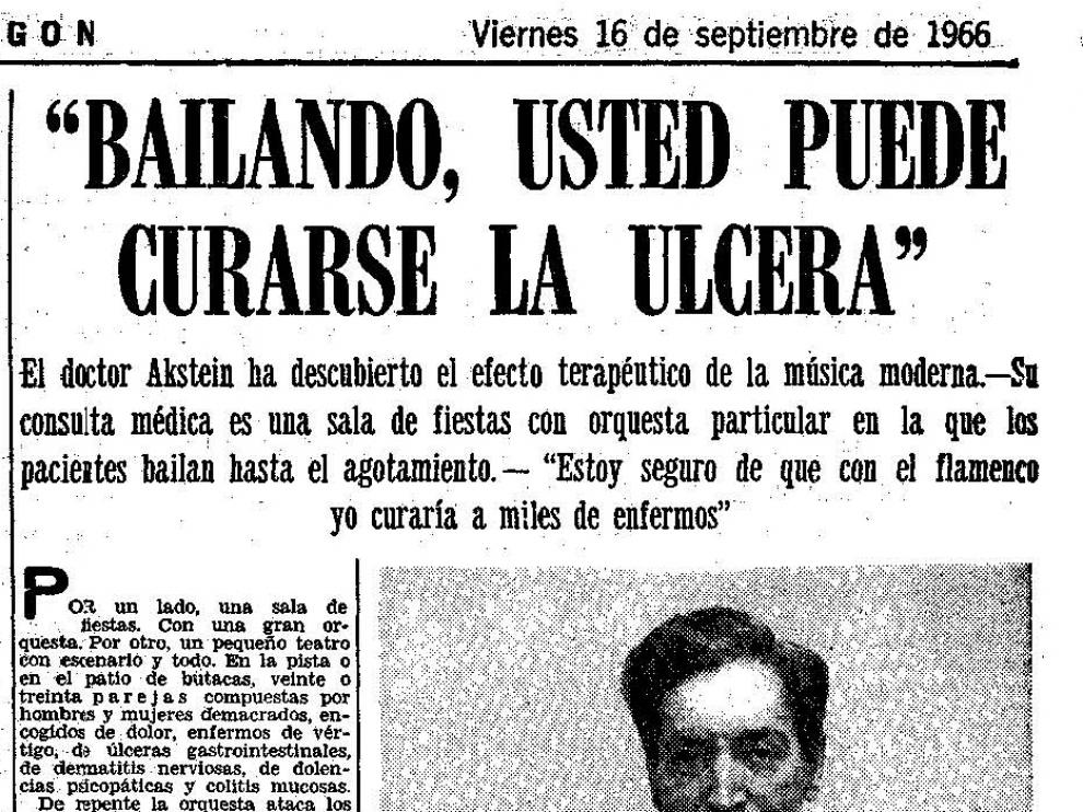 Noticia publicada hace 50 años en Heraldo firmada por Jaime Peñafiel para Europa Press.