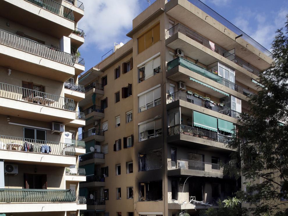 Explosión en un piso de Premià de Mar