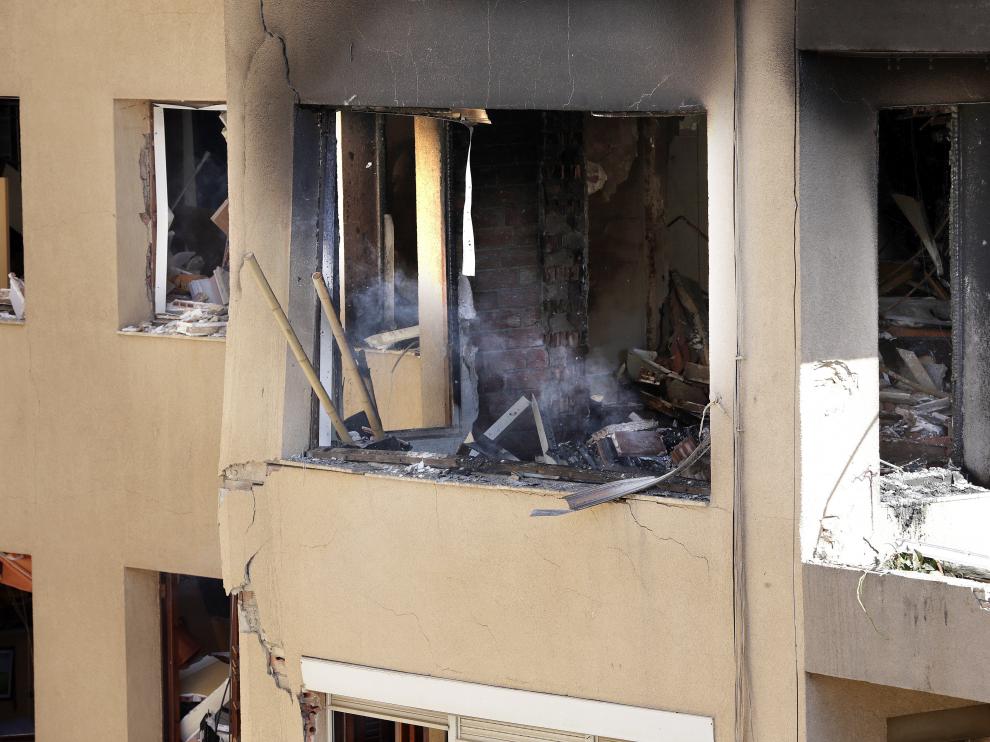 Explosión en un piso de Premià de Mar.