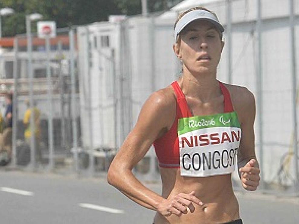 Congost, durante la prueba