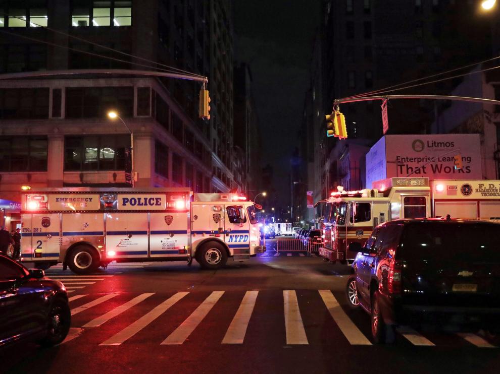 Despliegue policial en las calles de Manhattan