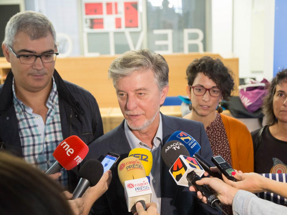 El alcalde de Zaragoza, Pedro Santisteve.