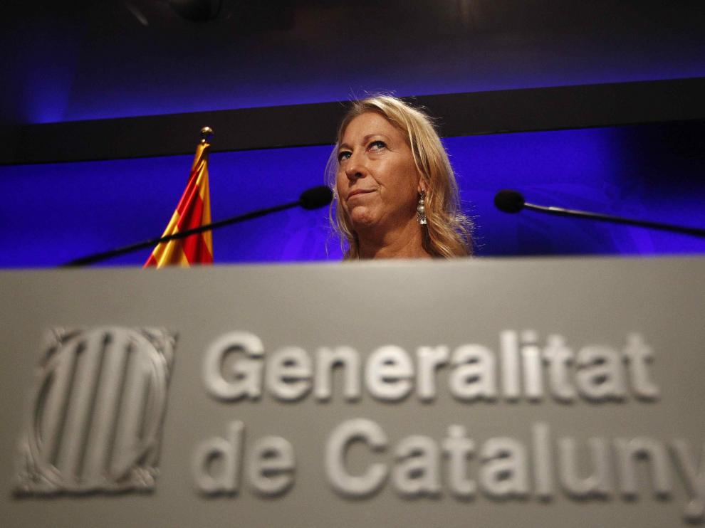 La consellera de Presidencia de la Generalitat, Neus Munté.