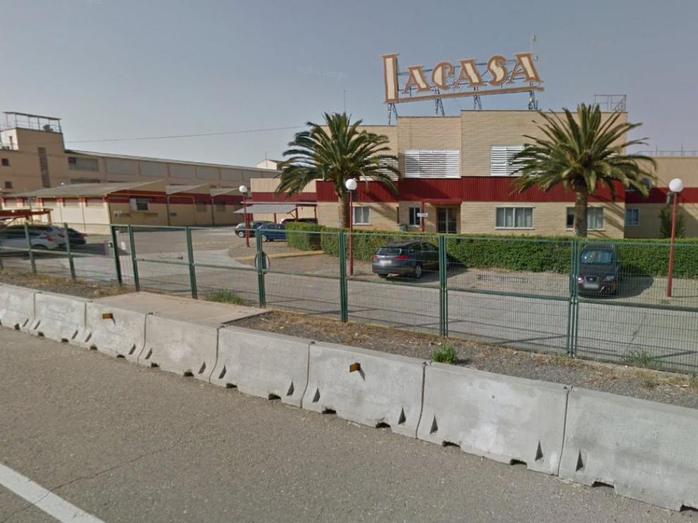 Fábrica de Chocolates Lacasa, ubicada en la carretera de Logroño
