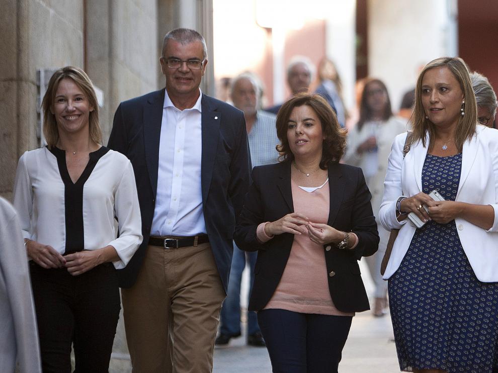 Soraya Sáenz de Santamaría en Pontevedra