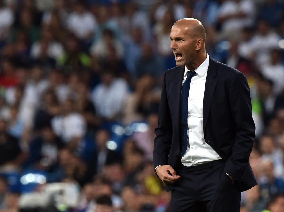 El francés Zinedine Zidane, técnico del Real Madrid