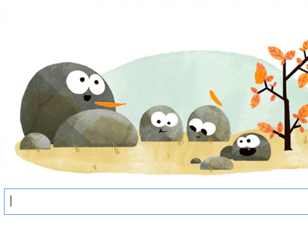 El 'doodle' de Google que da la bienvenida al otoño.