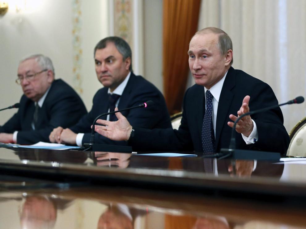 Putin en el parlamento ruso