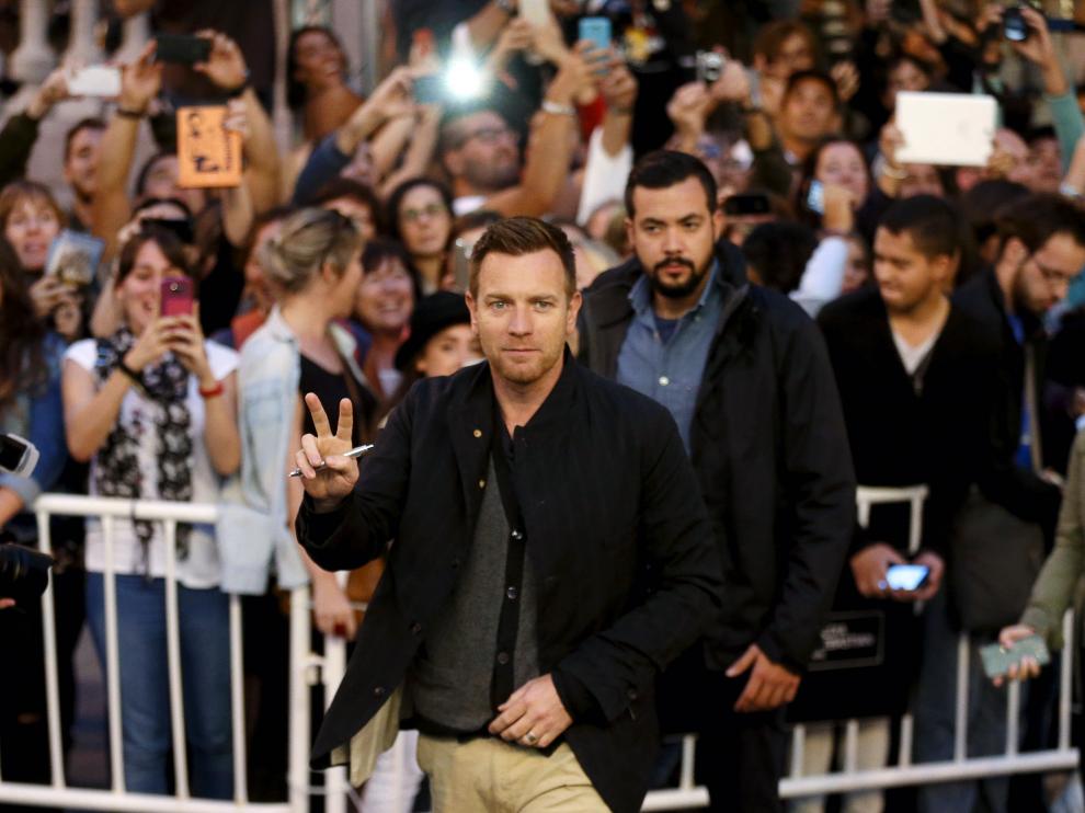 Ewan McGregor llega al Festival de San Sebastián.