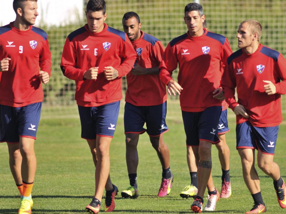 Samu aún se dolía ayer de la pequeña lesión muscular que le hizo jugar mermado ante el Elche.