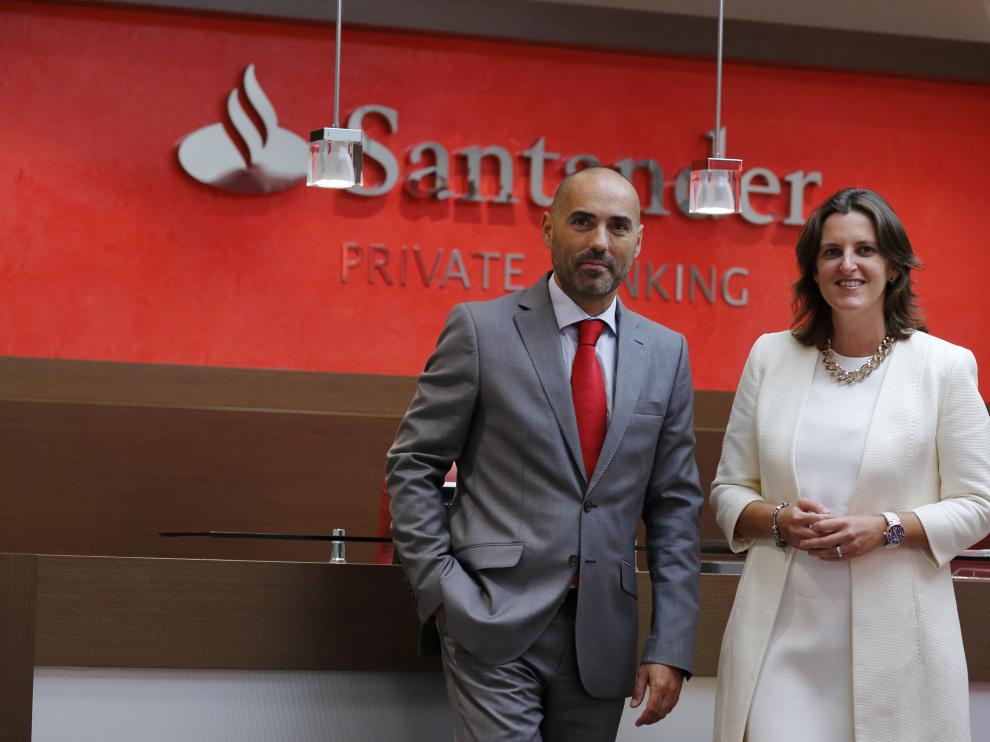 Fernando Sáenz Martín y Nuria Bruna Quílez, directores de las oficinas de Privada.