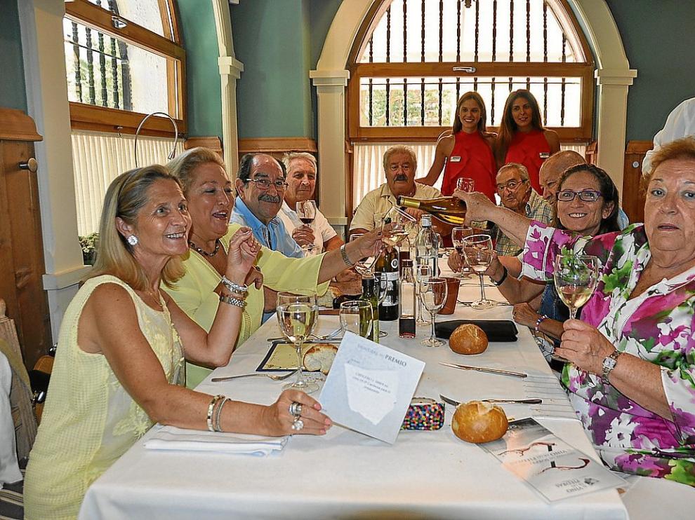 La familia que ganó el premio del crucero el fin de semana pasado.