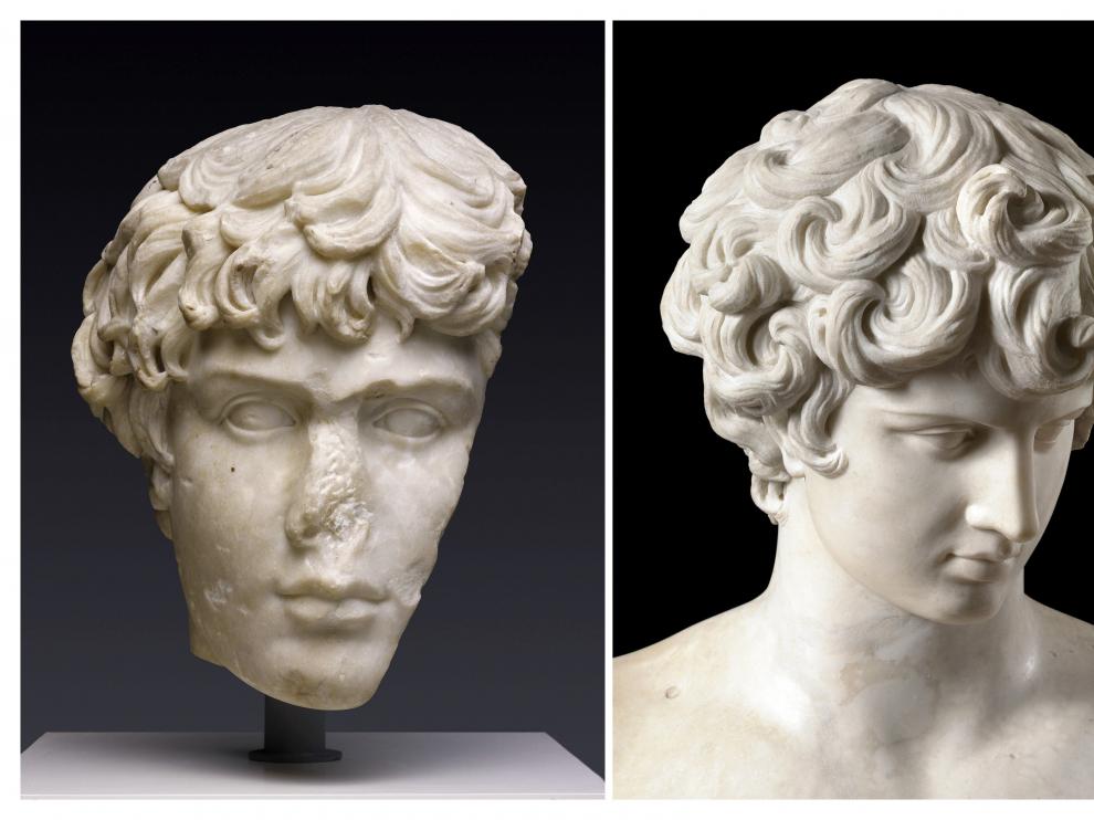 Antinoo, el amante del emperador Adriano, recupera su rostro
