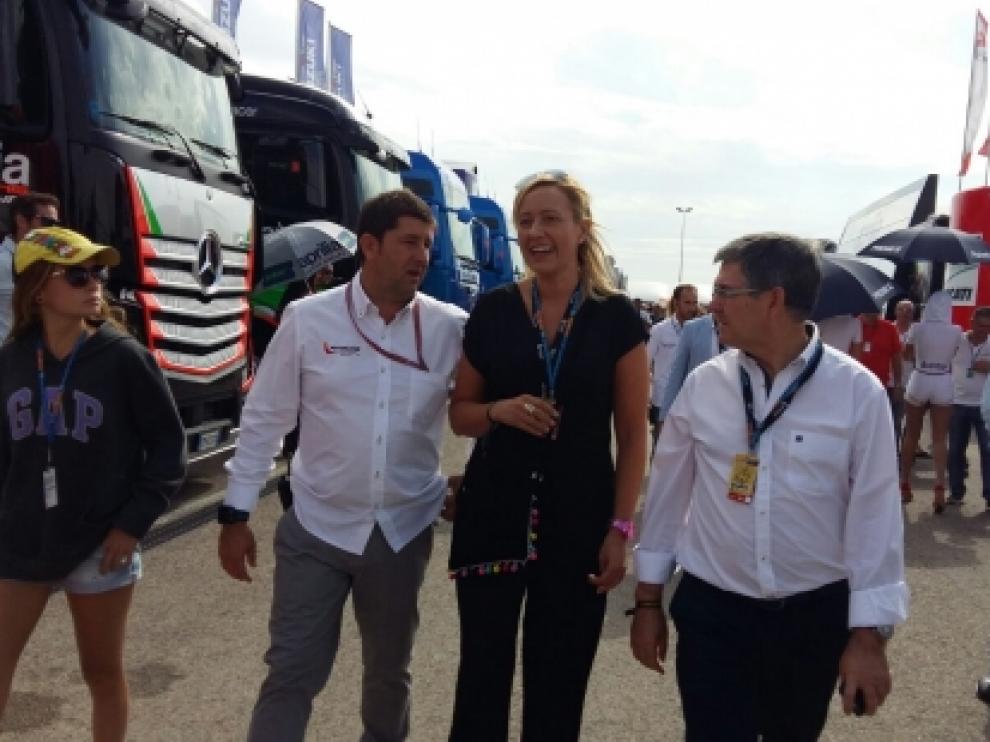 Marta Gastón, en el circuito de Motorland.