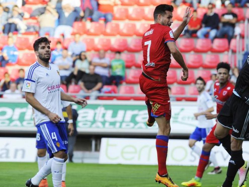 Penosa imagen y derrota del Real Zaragoza ante un flojo Numancia