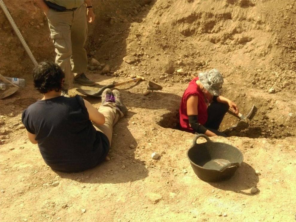 Imágenes de los trabajos de limpieza en Alfacar.