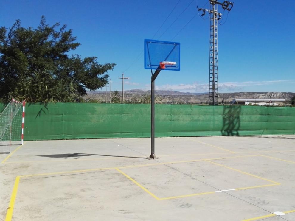 Nueva zona deportiva del Espacio Joven de Alagón.