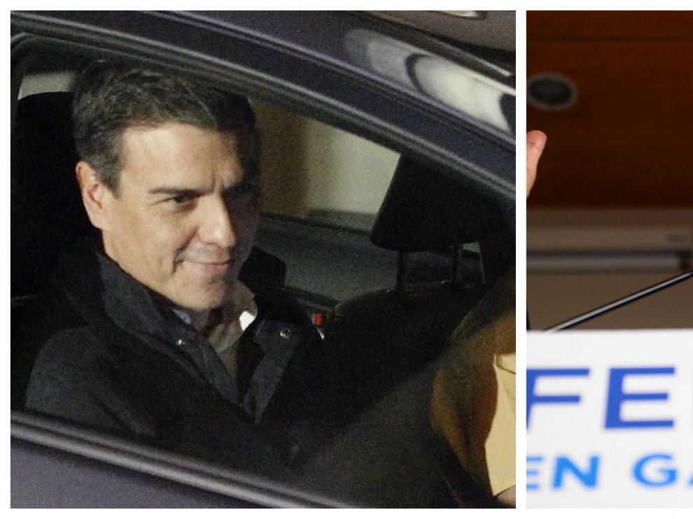 Pedro Sánchez, Alberto Núñez Feijoo e Iñigo Urkullu.