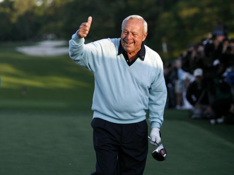 La leyenda estadounidense del golf Arnold Palmer falleció hoy a los 87 años en Pittsburgh