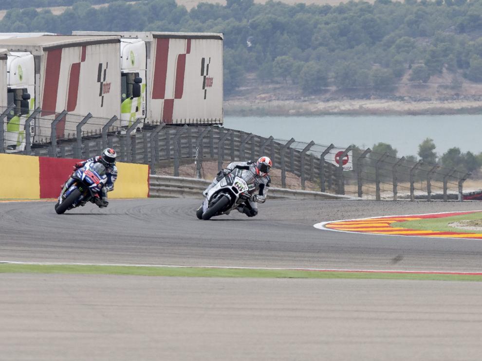 Foto de archivo de los entrenamientos del Gran Premio de Aragón.