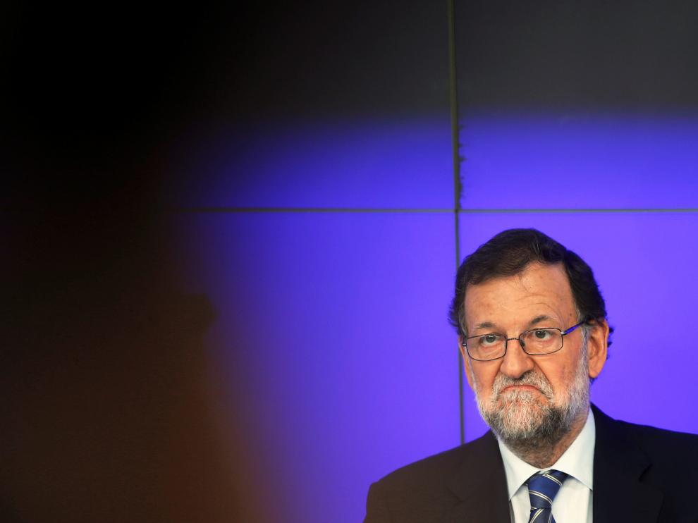 El líder del PP, Mariano Rajoy,