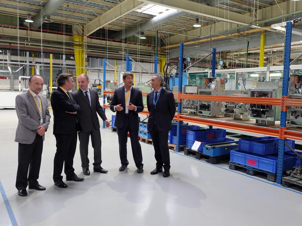 Inauguración de las instalaciones de Cooper Standard en el polígono industrial de Tarazona