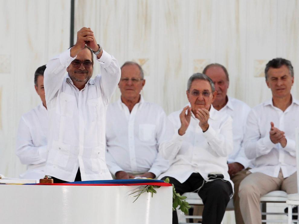 Firma de la paz en Colombia.