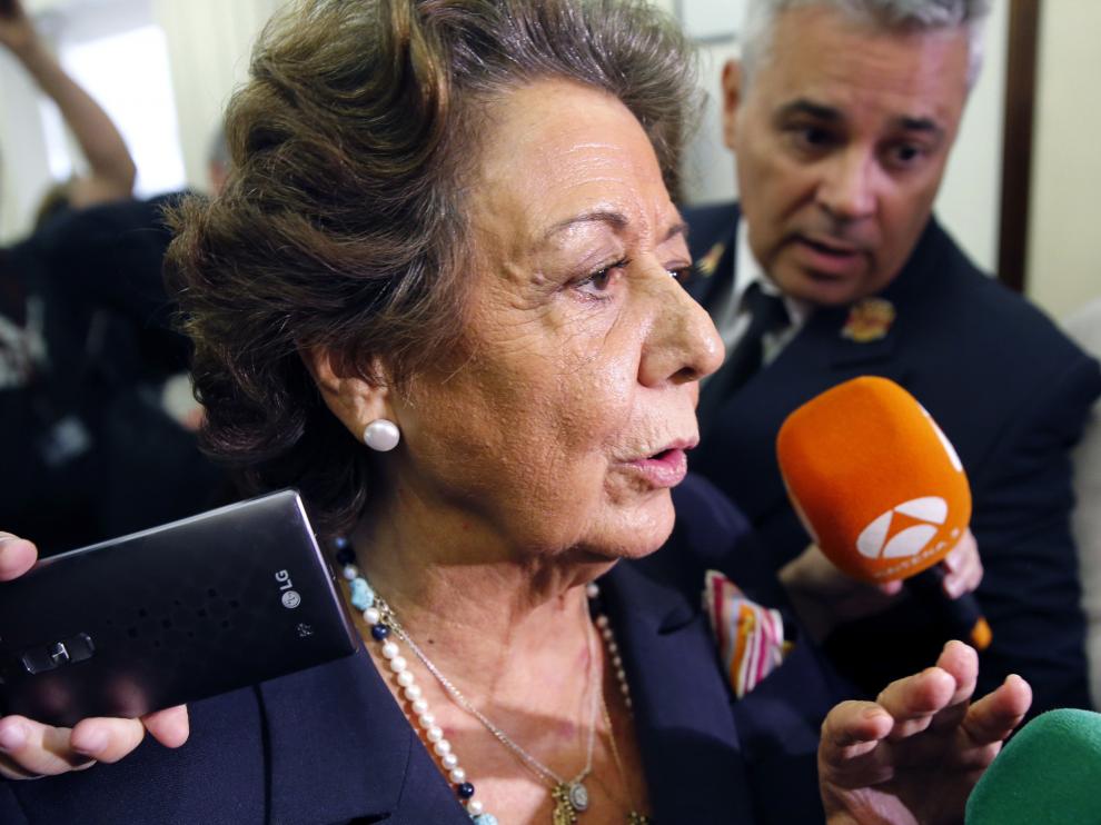La senadora y exalcaldesa de Valencia, Rita Barberá.