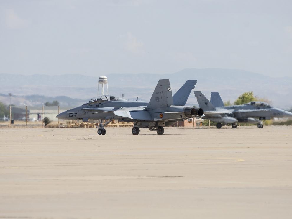 Maniobras de la Operación Tormenta en el polígono de Bardenas.